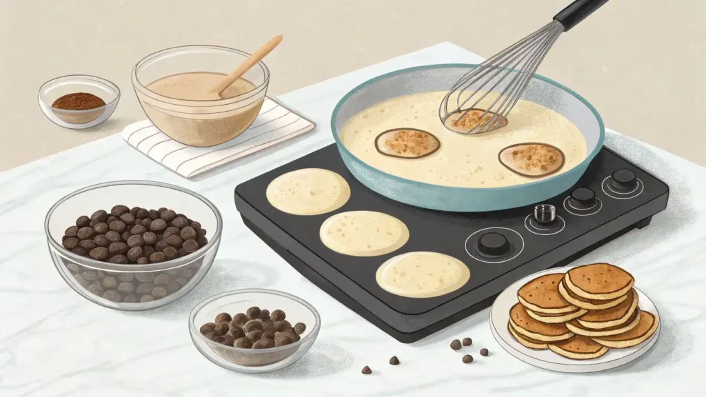 Pro tips for making perfect mini pancakes.