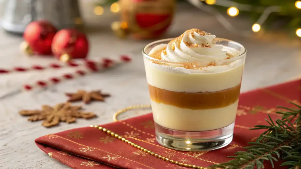 A finished Buttery Nipple Shot, showcasing its creamy layers and topped with whipped cream.