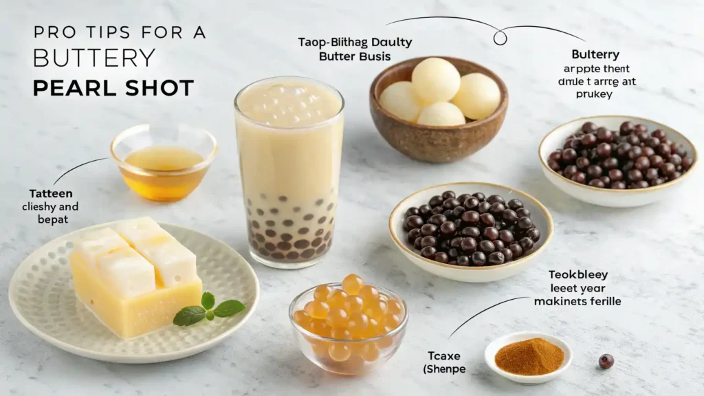 Pro tips for making the perfect Buttery Nipple Shot, including high-quality ingredients and layering techniques.