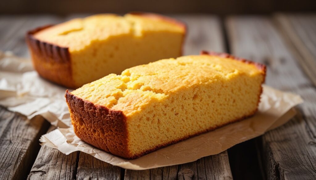 Freshly made hot water cornbread served on a plate.