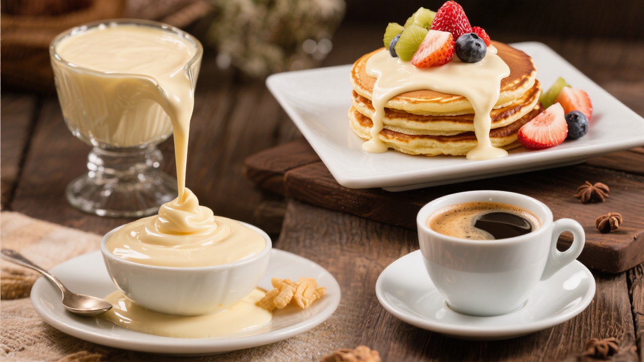 Different serving suggestions for crema de leche.