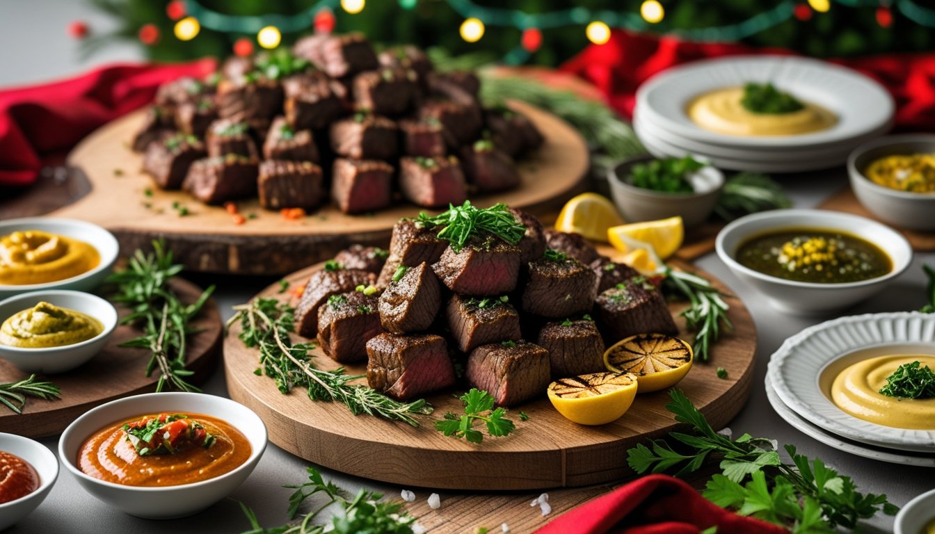 Creative serving ideas for Steak Bites.