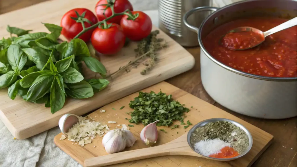 Pro tips for making the best marinara sauce.