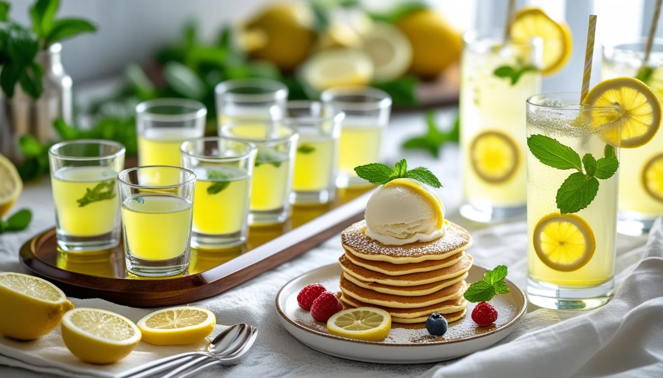 Creative ways to serve limoncello.