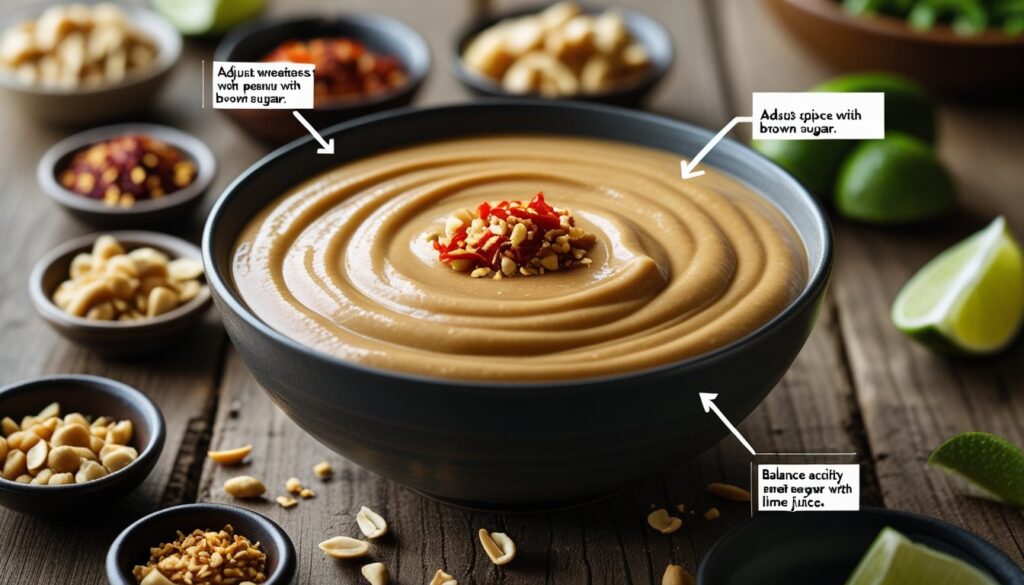 Pro tips for making the perfect peanut sauce.