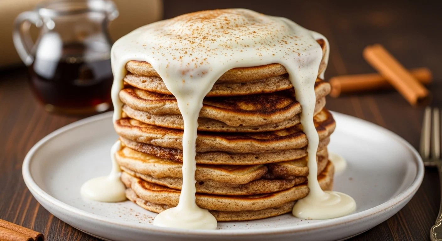 Cinnamon Roll Pancakes