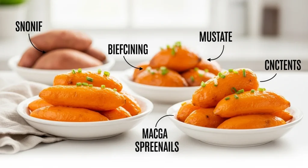Storage tips for boiled sweet potatoes.
