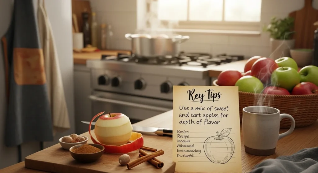 Pro tips for making apple cinnamon recipe with fresh ingredients.